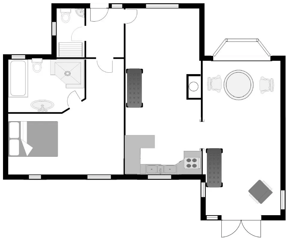 7694 romantic cottage interior